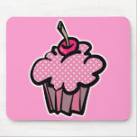 pink polka dot cupcake
