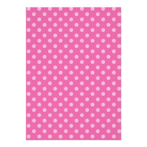 Pink Polka Dot Giraffe Baby Shower Invitations
