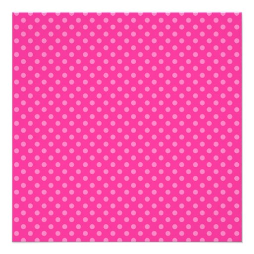 Pink Polka Dot Star of David Bat Mitzvah Square Personalized Invitations