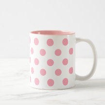 Pink Polka Dots Mug