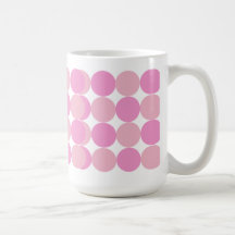 Pink Polka Dots Mugs