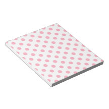 Pink Polka Dots Scratch Pad