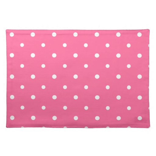 pink-polka-dots-placemat-zazzle