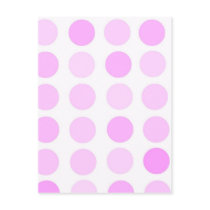 Pink Polka Dots postcards