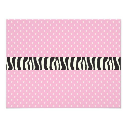 Pink Polka Dots Spa Birthday Party Invitation Custom Invite