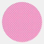 Pink Polka Dots Sticker