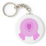 Pink Pom Pom Pal Keychain