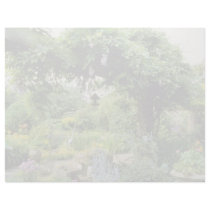 Pink Pond With Hosta, Primula florindae, Lilly, Mi Letterhead