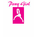 pink ponies, Pony Girl t-shirts