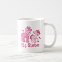 Pink Ponys Big Sister Mug