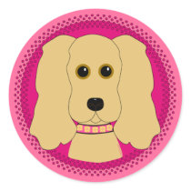 Pink Poochie stickers