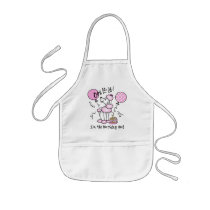 Pink Poodle Birthday Apron