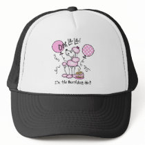 Pink Poodle Birthday Hat