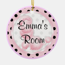 Pink Poodle Door Hanger ornament