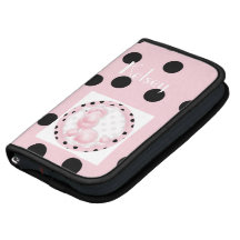 Pink Poodle Dot  journal, daytimer, phone holder Planners
