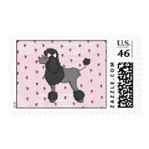 Pink Poodle Fifties Postage
