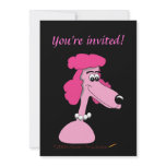 Pink Poodle Invitations