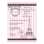 Pink Poodle Party Custom Invite