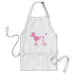 Pink Poodle Skeleton aprons