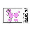 Pink Poodle Stamp by beesplace Pink Poodle Stamp