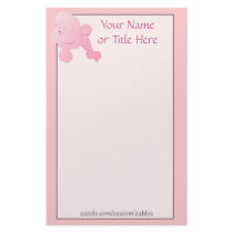 Pink Poodle Stationery