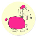 Pink Poodle stickers by PoshPink Pink Poodle stickers