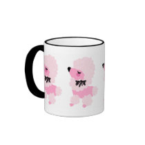 Pink Poodles Mug