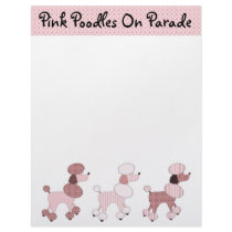 Pink Poodles On Parade Letterhead