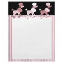 Pink Poodles On Parade Letterhead