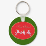 Pink Poodles Retro Christmas Art Print