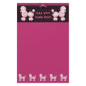 Pink Poodles stationery