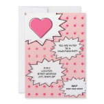 Pink Pop Art Inspired Valentine's Party Invite