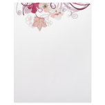 Pink poppies Letterhead
