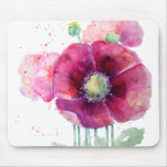 Pink Poppies Mousepad mousepads