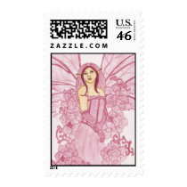 Pink Postage Stamps