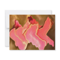 Pink Praise - Rose Petal Art invitations by doonagiri Pink Praise - Rose Petal Art invitations