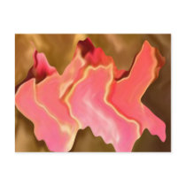 Pink Praise -  Rose Petal Art postcards