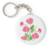 Pink Primrose Keychain