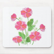 Pink Primrose Mousepads