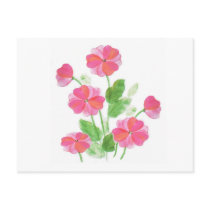 Pink Primrose Postcard