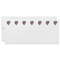 Pink Primroses Seen From Above Personalized Rack Card