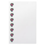 Pink Primroses Seen From Above Stationery