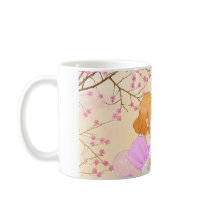 Pink Princess and squirrel mug