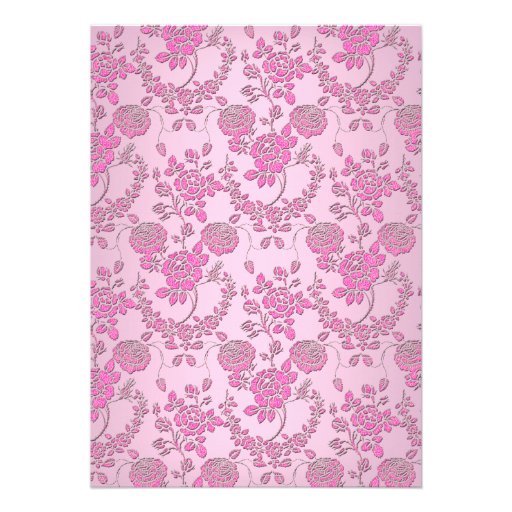 Pink Princess Baby Shower Invitation