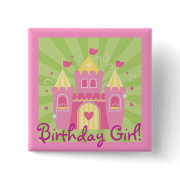 Pink Princess Castle button