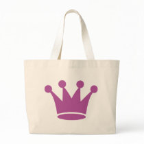 pink princess crown bag