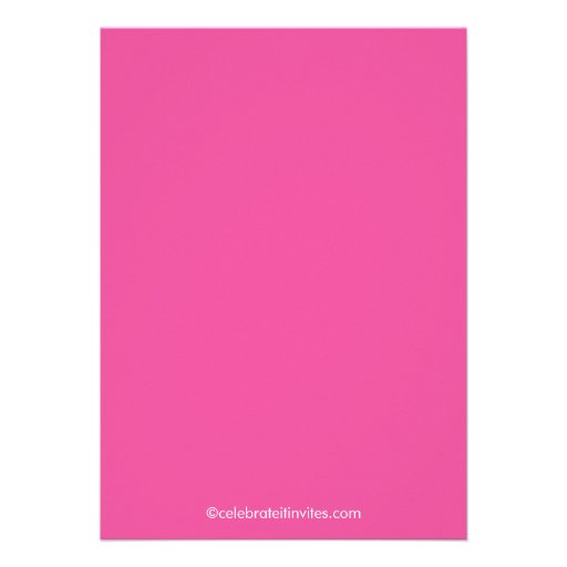 Pink Princess Crown Birthday Party Invitation