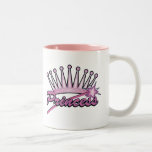 Pink Princess Crown Coffee Mugs