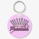 Pink Princess Crown keychains by clotheshound Pink Princess Crown keychains