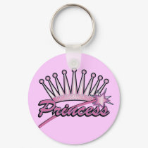 Pink Princess Crown keychains by clotheshound Pink Princess Crown keychains